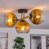 Koyoto Plafoniera, Lampada a sfera 30 cm Oro, Nero, 3-Luci