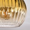 Koyoto Plafoniera, Lampada a sfera 30 cm Oro, Nero, 3-Luci