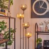 Koyoto Lampada da terra 30 cm Ambrato, Chiaro, Grigio fumo, 4-Luci