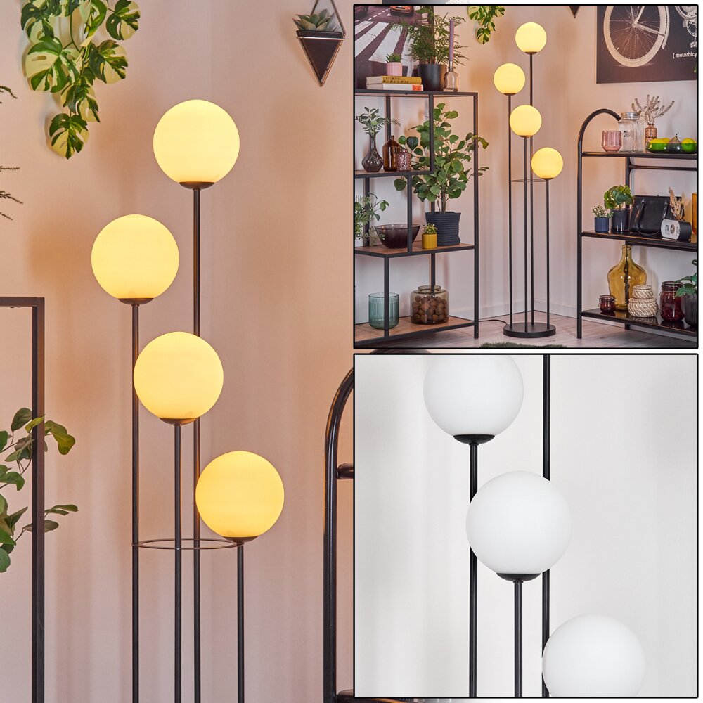 Gastor Lampada da terra 30 cm Bianco, 4-Luci main product photo