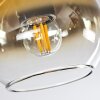 Koyoto  Lampadario a sospensione Vetro 15 cm Oro, Chiaro, 4-Luci