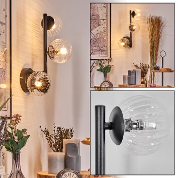 Chehalis Lampada a sfera, Applique Chiaro, 3-Luci