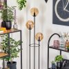 Gastor Lampada da terra 30 cm Legno chiaro, Nero, 3-Luci