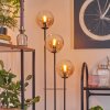 Gastor Lampada da terra 30 cm Legno chiaro, Nero, 3-Luci