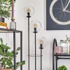 Gastor Lampada da terra 30 cm Legno chiaro, Nero, 3-Luci