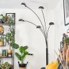 Nikkala Lampada da terra Marmoreo, Nero, 5-Luci