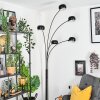 Nikkala Lampada da terra Marmoreo, Nero, 5-Luci