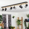 Gesteira Plafoniera, Faretto da soffitto Écru, Nero, 6-Luci