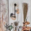 Chehalis Lampada a sfera, Applique Ambrato, Chiaro, 3-Luci