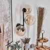 Chehalis Lampada a sfera, Applique 33 cm Ambrato, Chiaro, 3-Luci