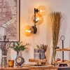 Chehalis Lampada a sfera, Applique 33 cm Ambrato, Chiaro, 3-Luci