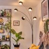 Nikkala Lampada da terra Cromo, Marmoreo, Bianco, 5-Luci