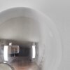 Chehalis Lampada a sfera, Applique 23 cm Cromo, Chiaro, Grigio fumo, 3-Luci