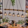 Ripoll Lampadario a sospensione, Lampada a sfera, Lampada a sospensione Écru, Nero, 5-Luci