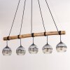 Ripoll Lampadario a sospensione, Lampada a sfera, Lampada a sospensione Écru, Nero, 5-Luci