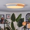Cadaixo Plafoniera LED Écru, Bianco, 1-Luce, Telecomando