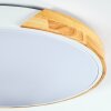 Cadaixo Plafoniera LED Écru, Bianco, 1-Luce, Telecomando