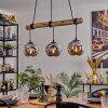 Ripoll Lampadario a sospensione, Lampada a sfera, Lampada a sospensione Écru, Nero, 3-Luci
