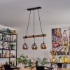 Ripoll Lampadario a sospensione, Lampada a sfera, Lampada a sospensione Écru, Nero, 3-Luci