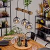 Ripoll Lampadario a sospensione, Lampada a sfera, Lampada a sospensione Écru, Nero, 3-Luci