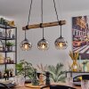 Ripoll Lampadario a sospensione, Lampada a sfera, Lampada a sospensione Écru, Nero, 3-Luci