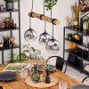 Ripoll Lampadario a sospensione, Lampada a sfera, Lampada a sospensione Écru, Nero, 3-Luci
