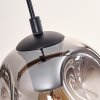 Ripoll Lampadario a sospensione, Lampada a sfera, Lampada a sospensione Écru, Nero, 3-Luci