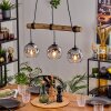 Ripoll Lampadario a sospensione, Lampada a sfera, Lampada a sospensione Écru, Nero, 3-Luci