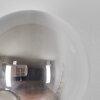 Chehalis Lampada a sfera, Applique 33 cm Cromo, Chiaro, Grigio fumo, 3-Luci