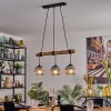 Ripoll Lampadario a sospensione, Lampada a sfera, Lampada a sospensione Écru, Nero, 3-Luci