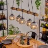Ripoll Lampadario a sospensione, Lampada a sfera, Lampada a sospensione Écru, Nero, 5-Luci