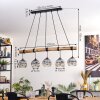Ripoll Lampadario a sospensione, Lampada a sfera, Lampada a sospensione Écru, Nero, 5-Luci