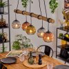 Ripoll Lampadario a sospensione, Lampada a sfera, Lampada a sospensione Écru, Nero, 5-Luci
