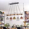 Ripoll Lampadario a sospensione, Lampada a sfera, Lampada a sospensione Écru, Nero, 5-Luci