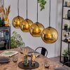 Koyoto Lampadario a sospensione, Lampada a sfera, Lampada a sospensione Oro, 4-Luci