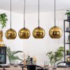 Koyoto Lampadario a sospensione, Lampada a sfera, Lampada a sospensione Oro, 4-Luci