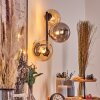 Chehalis Lampada a sfera, Applique Ambrato, Grigio fumo, 3-Luci