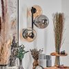 Chehalis Lampada a sfera, Applique Ambrato, Grigio fumo, 3-Luci