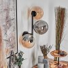 Chehalis Lampada a sfera, Applique Ambrato, Grigio fumo, 3-Luci