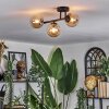 Chehalis Plafoniera, Lampada a sfera Ambrato, 3-Luci