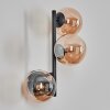 Chehalis Lampada a sfera, Applique Ambrato, 3-Luci