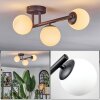 Chehalis Plafoniera, Lampada a sfera Bianco, 3-Luci