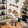 Ripoll Lampadario a sospensione, Lampada a sfera, Lampada a sospensione Écru, Nero, 3-Luci