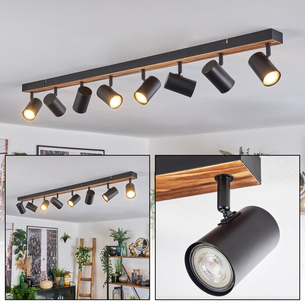 Gesteira Plafoniera, Faretto da soffitto Écru, Nero, 8-Luci main product photo