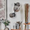Chehalis Lampada a sfera, Applique 23 cm Grigio fumo, 3-Luci