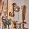Chehalis Lampada a sfera, Applique 23 cm Grigio fumo, 3-Luci