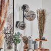 Chehalis Lampada a sfera, Applique 23 cm Grigio fumo, 3-Luci