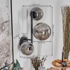 Chehalis Lampada a sfera, Applique 23 cm Grigio fumo, 3-Luci