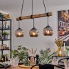 Ripoll Lampadario a sospensione, Lampada a sfera, Lampada a sospensione Écru, Nero, 3-Luci