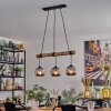 Ripoll Lampadario a sospensione, Lampada a sfera, Lampada a sospensione Écru, Nero, 3-Luci